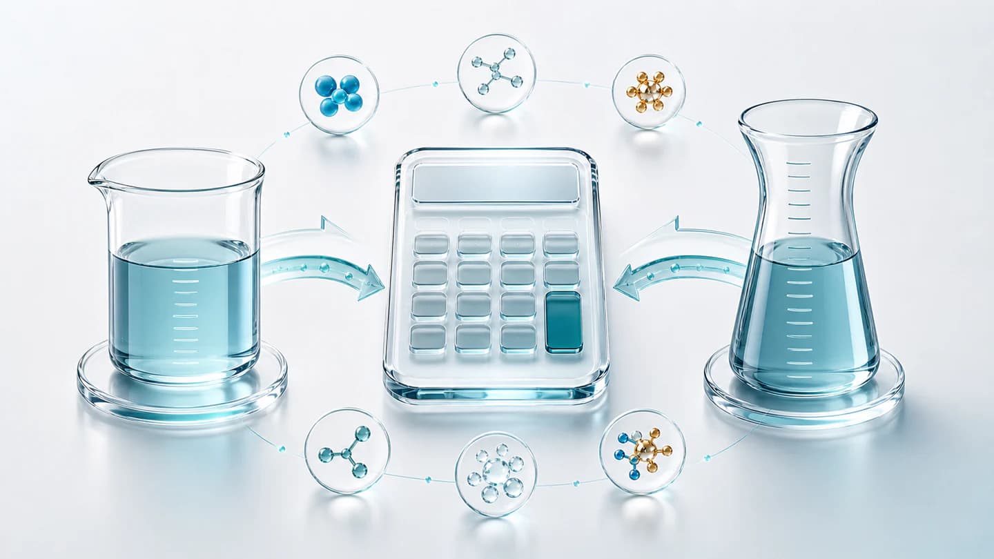 Conversie între mg/dL, mmol/L și alte unități de laborator cu factor specific analitului